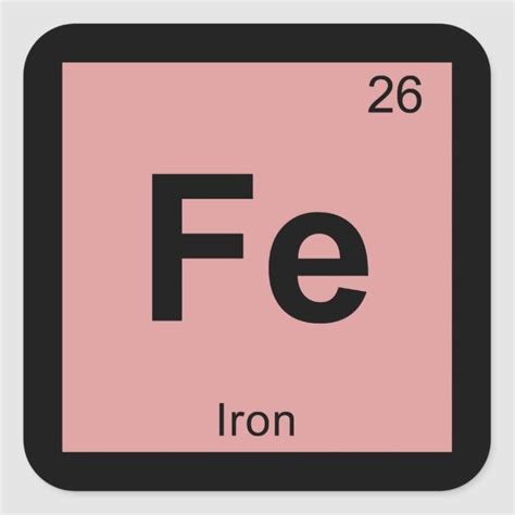Fe, in chemistry Word Hike .